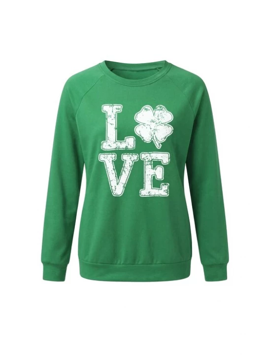 Foto van product usha FESTIVAL Sweatshirt groen / wit