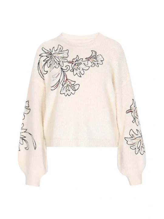 Foto van product usha FESTIVAL Trui beige / zwart