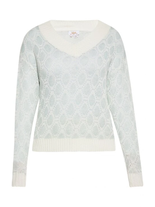 Foto van product usha FESTIVAL Trui pastelblauw / wit