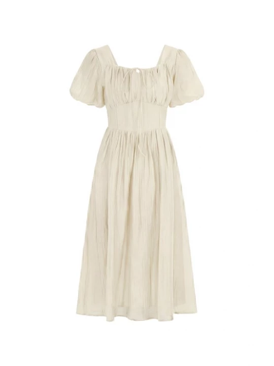 Foto van product usha FESTIVAL Zomerjurk 'Boho Colorful' crème