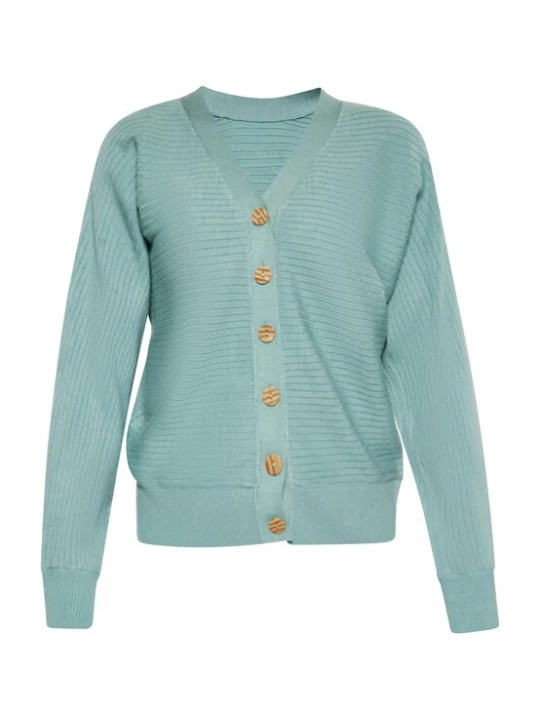 Foto van product Usha Gebreid vest aqua