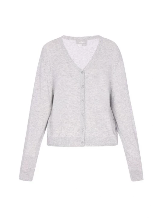 Foto van product Usha Gebreid vest 'Casual' lichtgrijs
