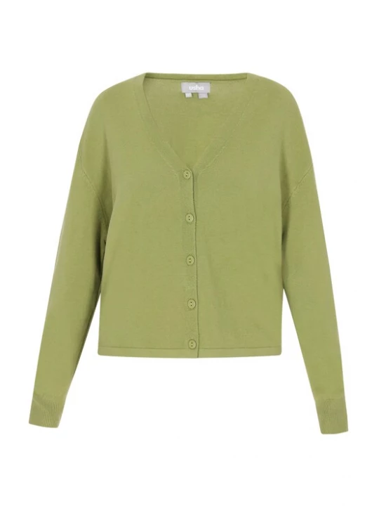 Foto van product Usha Gebreid vest 'Classic Look' kiwi
