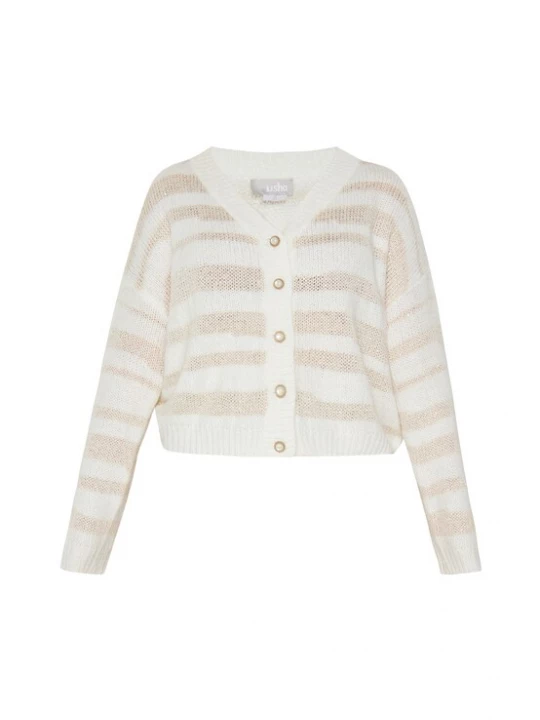 Foto van product Usha Gebreid vest crème / eierschaal