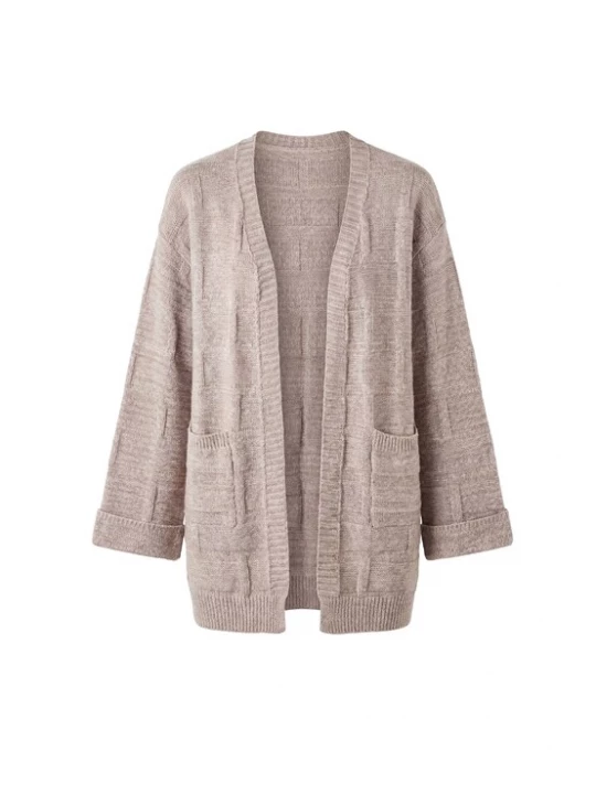 Foto van product Usha Gebreid vest 'Modern' poederroze