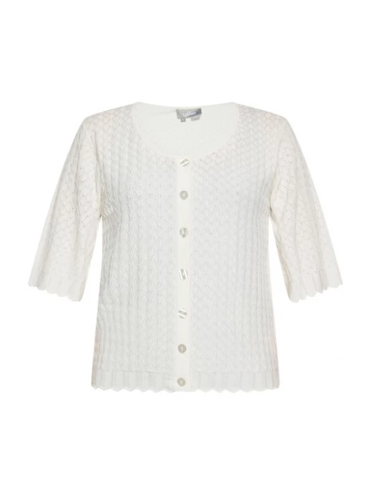 Foto van product Usha Gebreid vest offwhite