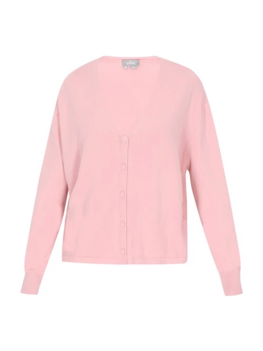 Foto van product Usha Gebreid vest rosa