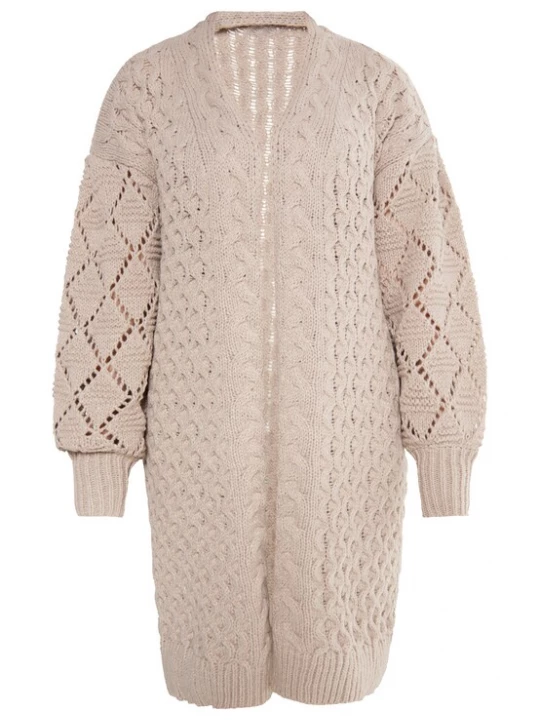 Foto van product Usha Gebreid vest 'Sivene' beige