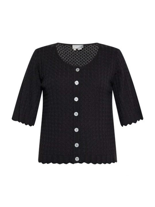 Foto van product Usha Gebreid vest zwart