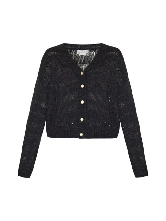 Foto van product Usha Gebreid vest zwart
