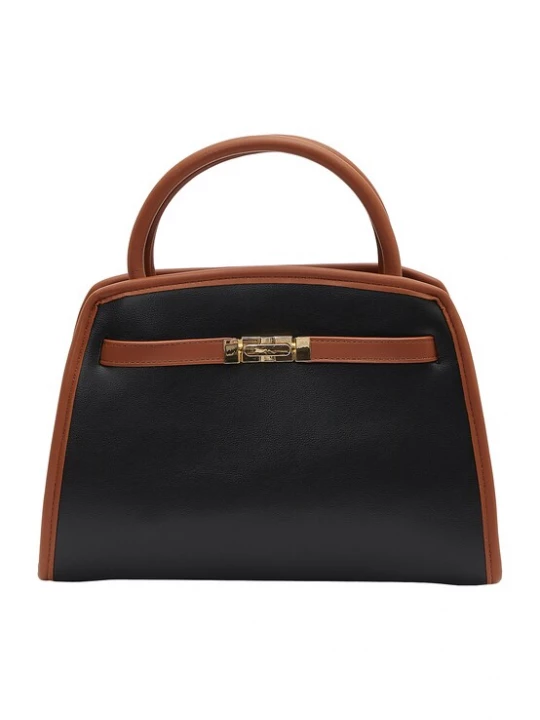 Foto van product Usha Handtas bruin / goud / zwart