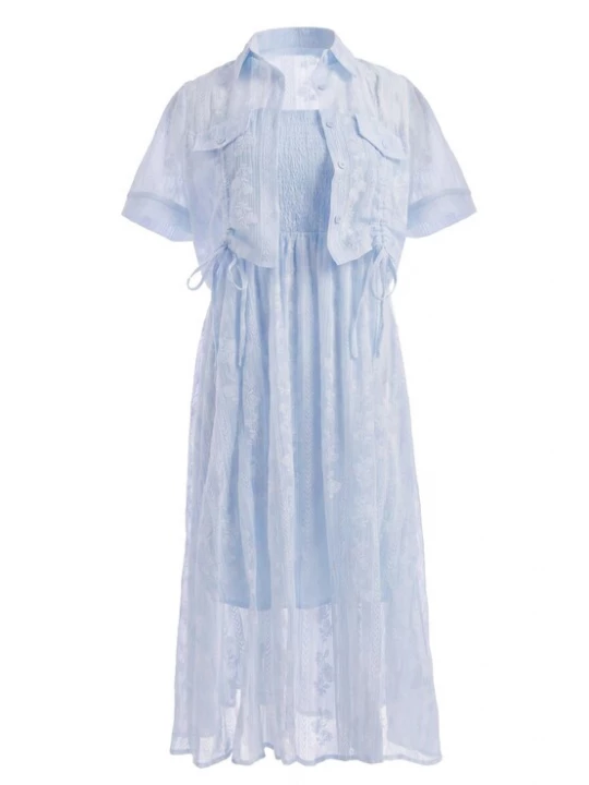 Foto van product Usha Jurk blauw