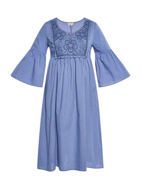 Foto van product Usha Jurk blauw denim