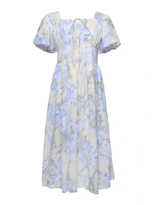 Foto van product Usha Jurk blauw / gemengde kleuren
