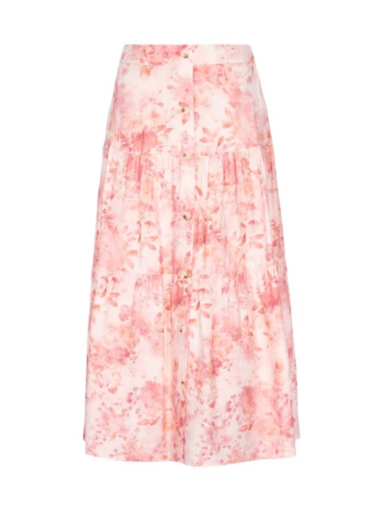 Foto van product Usha Rok 'Casual' oranje / pink / rosa