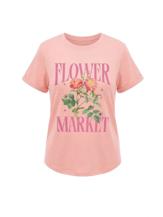 Foto van product Usha Shirt geel / groen / pink