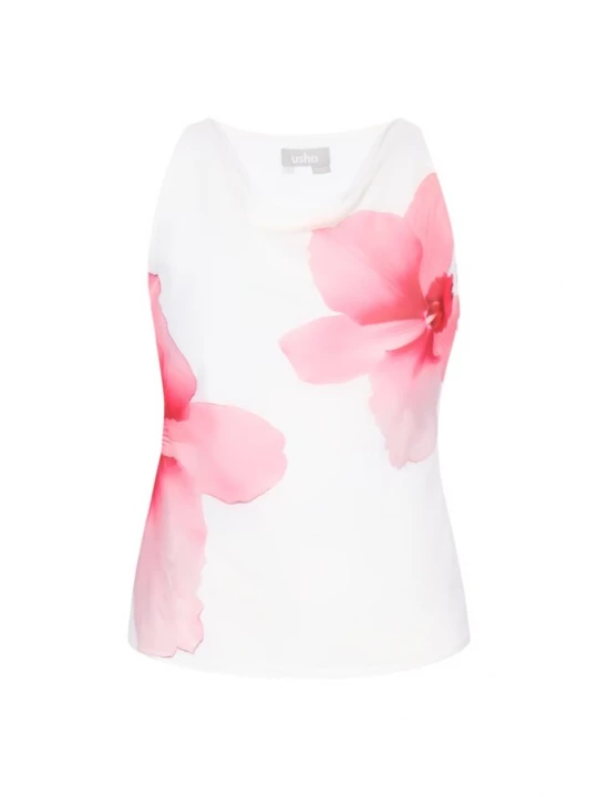 Foto van product Usha Top 'Casual' pink / offwhite