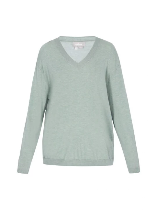 Foto van product Usha Trui 'Casual' pastelgroen