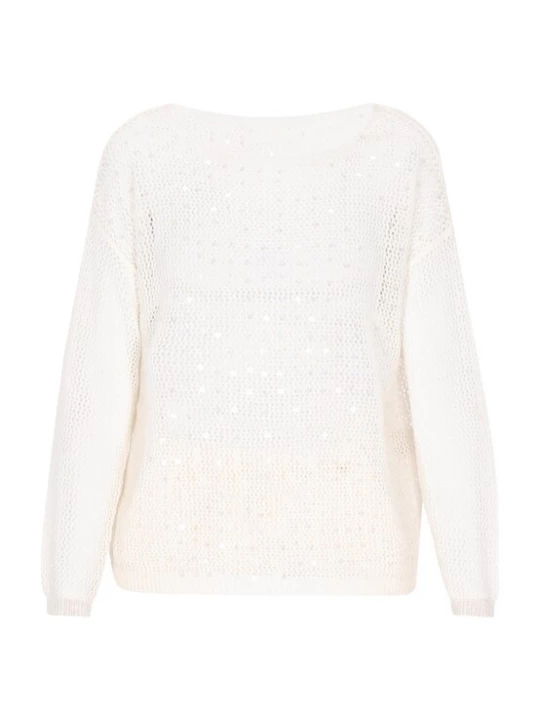Foto van product Usha Trui 'Fashion Look' offwhite