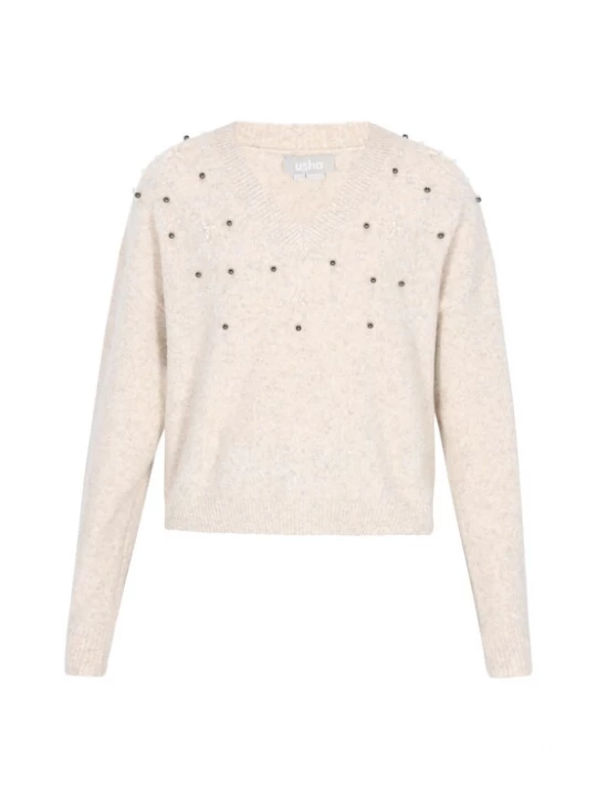 Foto van product Usha Trui lichtbeige