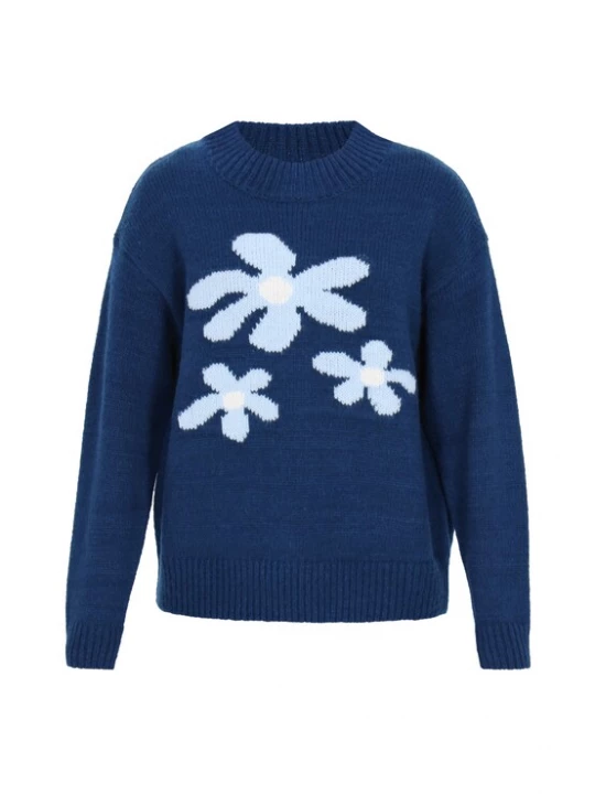 Foto van product Usha Trui navy / lichtblauw