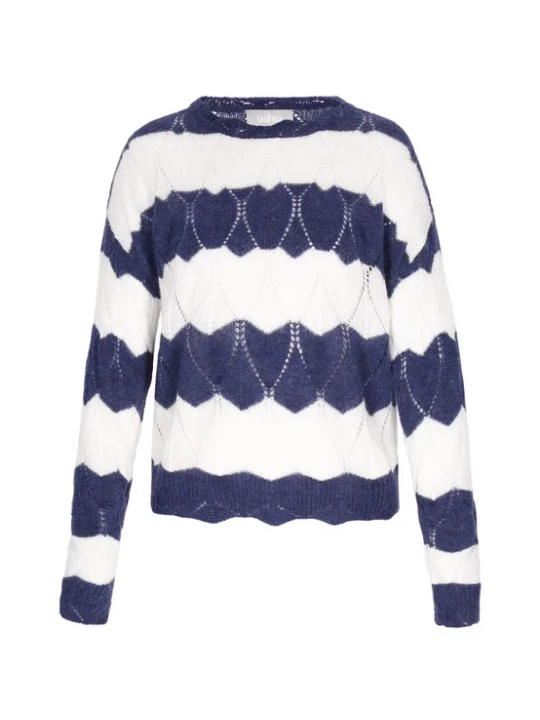 Foto van product Usha Trui navy / wit