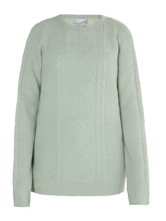 Foto van product Usha Trui pastelgroen