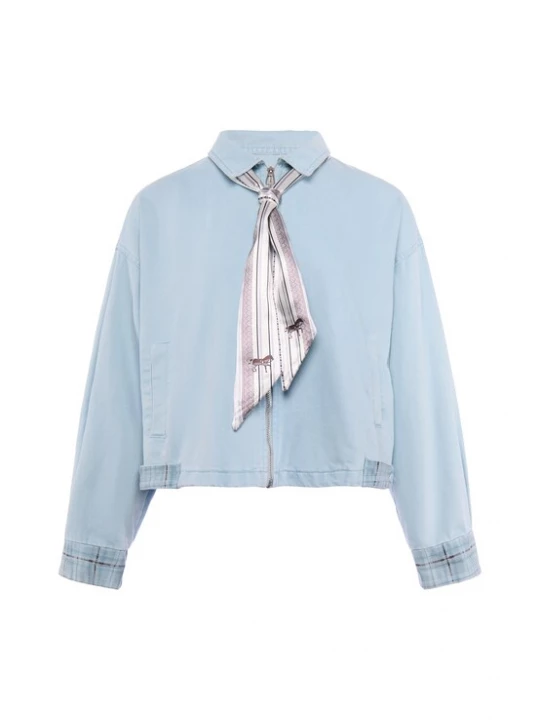 Foto van product Usha Tussenjas blauw denim