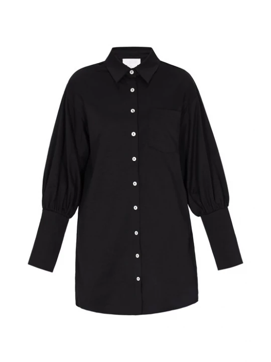 Foto van product usha WHITE LABEL Blouse 'Minimalistic' zwart