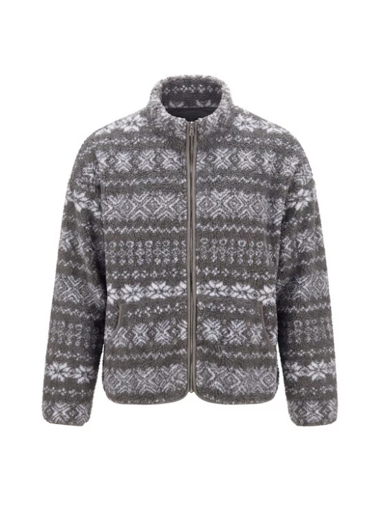 Foto van product usha WHITE LABEL Fleece jas grijs