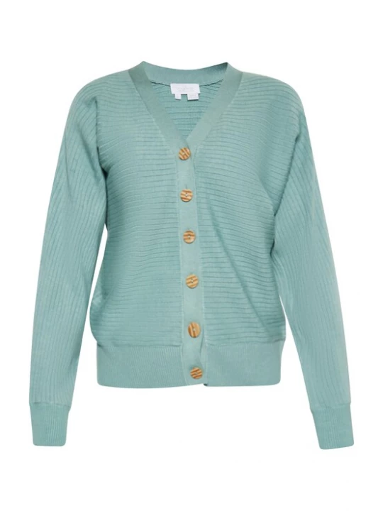 Foto van product usha WHITE LABEL Gebreid vest aqua