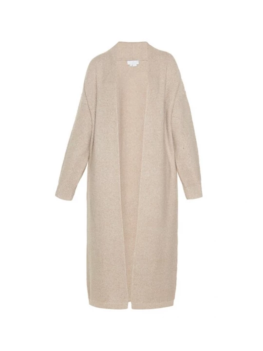 Foto van product usha WHITE LABEL Gebreid vest beige gemêleerd