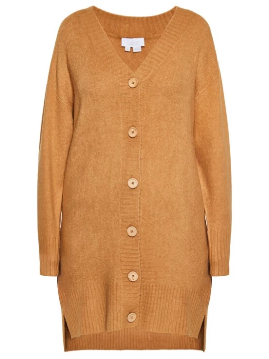 Foto van product usha WHITE LABEL Gebreid vest camel