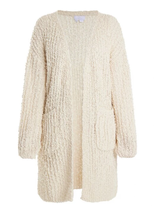 Foto van product usha WHITE LABEL Gebreid vest 'Lynnea' crème