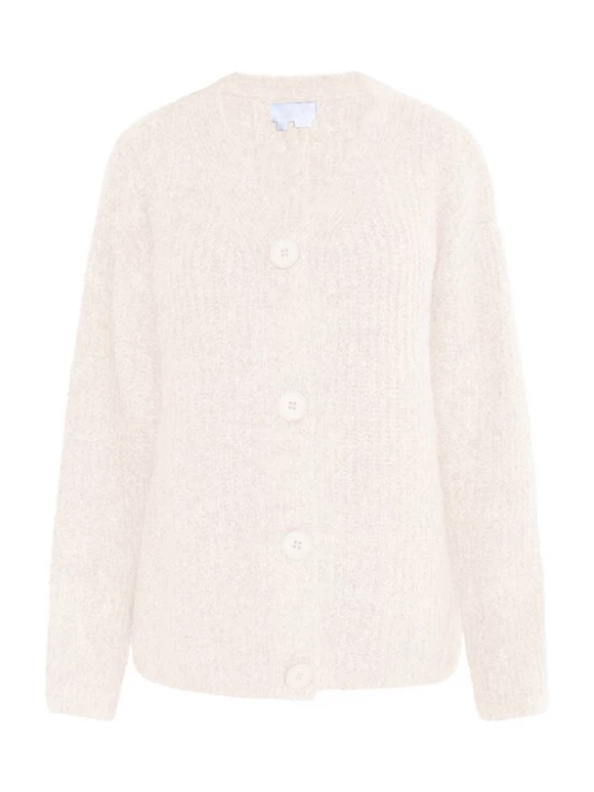 Foto van product usha WHITE LABEL Gebreid vest 'Lynnea' lichtbeige