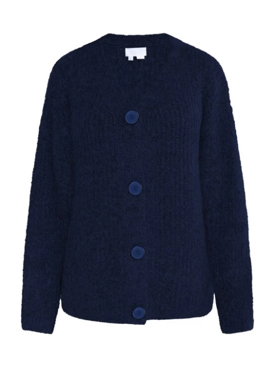Foto van product usha WHITE LABEL Gebreid vest 'Lynnea' marine
