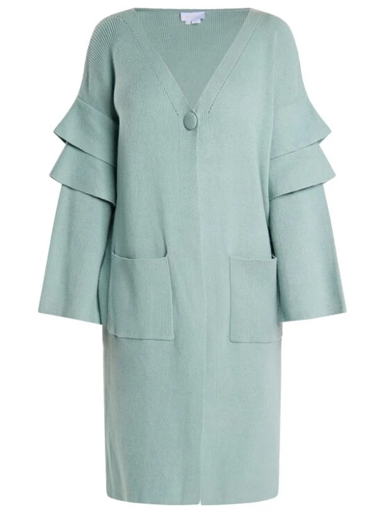 Foto van product usha WHITE LABEL Gebreid vest mintgroen