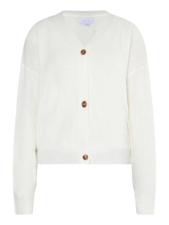 Foto van product usha WHITE LABEL Gebreid vest 'Pryam' wit