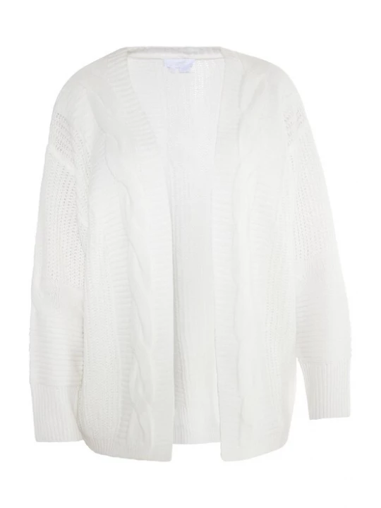Foto van product usha WHITE LABEL Gebreid vest 'Vanne' wit