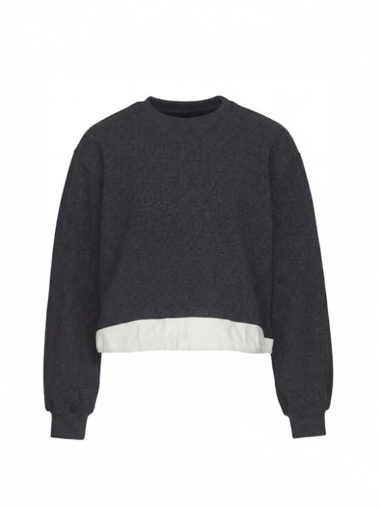 Foto van product usha WHITE LABEL Sweatshirt grijs / wit