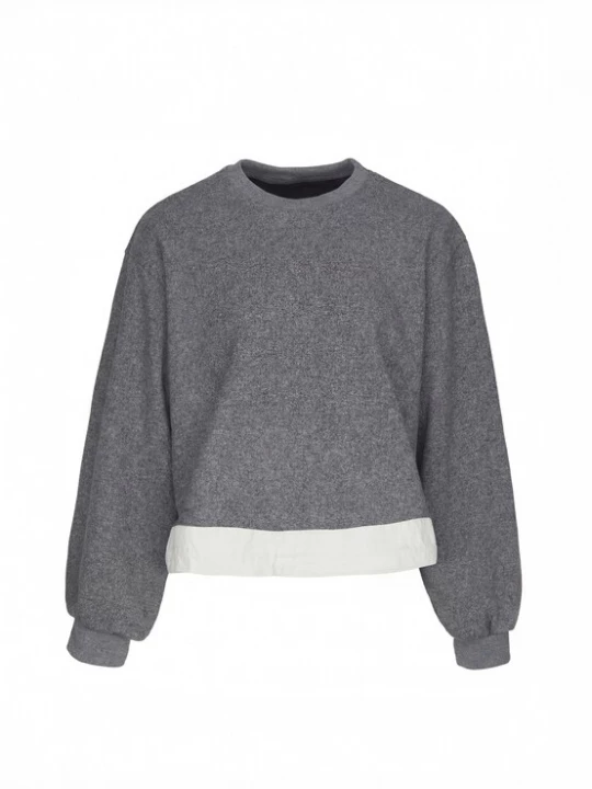 Foto van product usha WHITE LABEL Sweatshirt lichtgrijs / wit