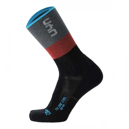 Foto van product Uyn Sportsokken aqua / grijs / donkergrijs / rood / zwart
