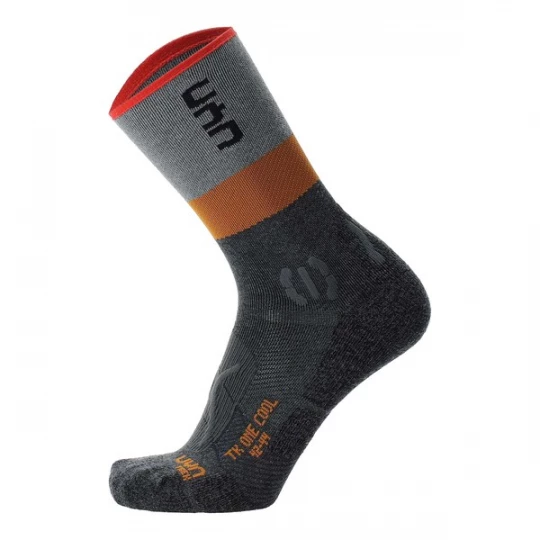 Foto van product Uyn Sportsokken grijs / donkergrijs / donkeroranje / rood