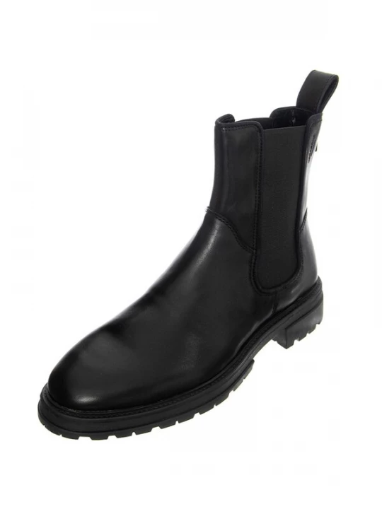 Foto van product Vagabond Veterlaarzen 'Mens Johnny 2.0 Cow Leather Black Ankle Boots' zwart
