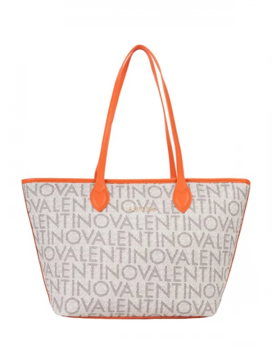Foto van product VALENTINO Shopper beige / antraciet / donkeroranje
