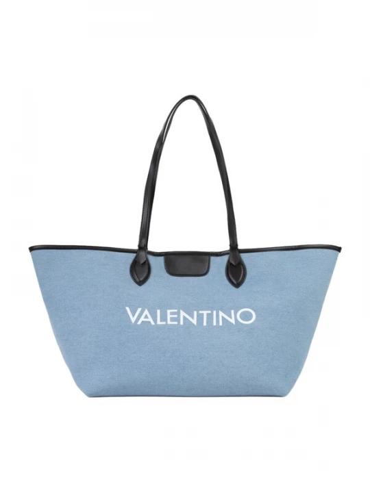 Foto van product VALENTINO Shopper blauw denim / wit