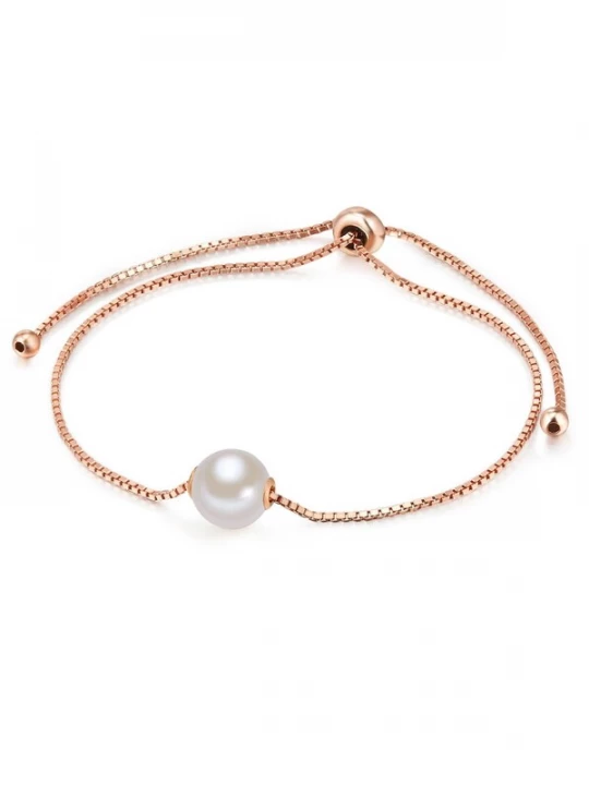 Foto van product Valero Pearls Armband rose-goud / parelwit