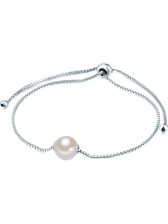 Foto van product Valero Pearls Armband zilver / parelwit