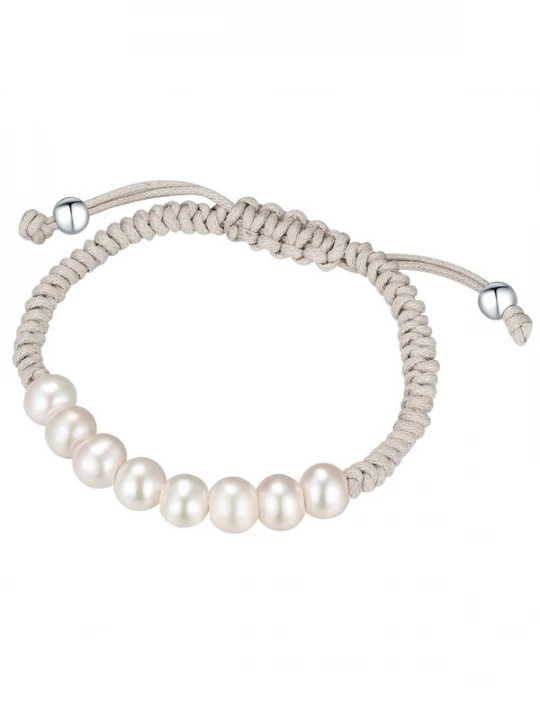 Foto van product Valero Pearls Armband zilver / wit