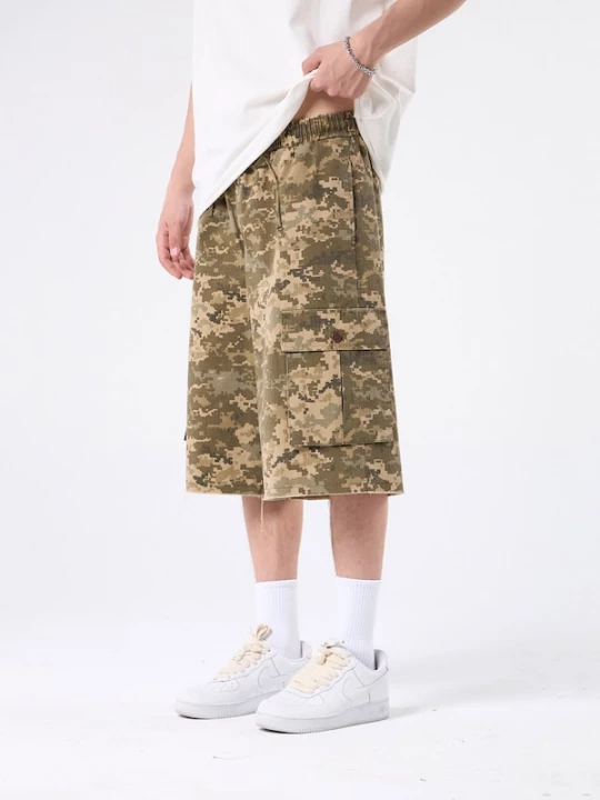 Foto van product VAMOS CLO Broek beige / groen